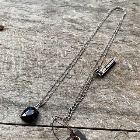 antique square dial necklace "BULOVA"【K891】