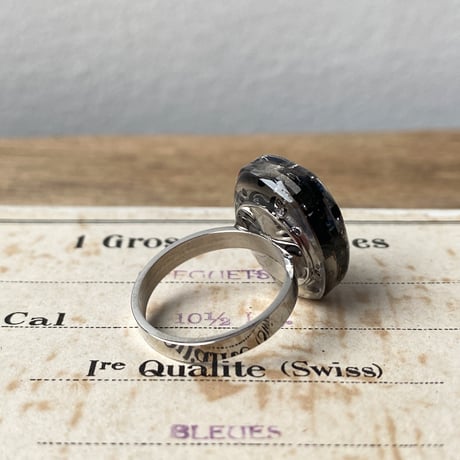 antique movement ring "電磁テンプ"【K0746】