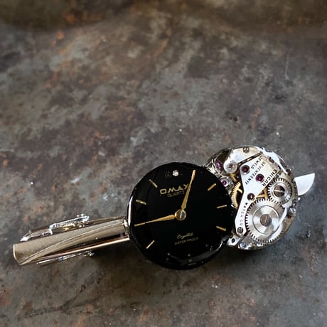 antique dial&movement tiepin【K0563】