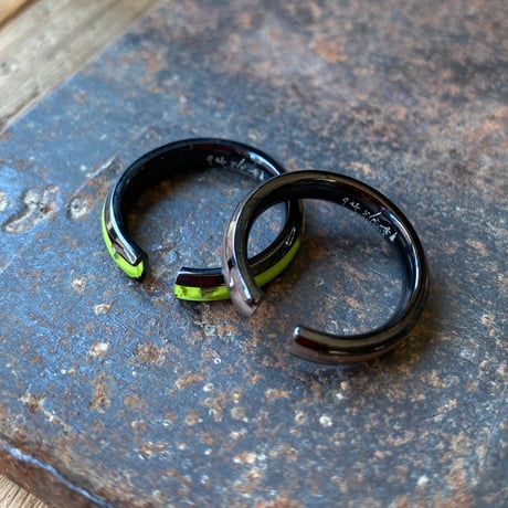 CLOPOA BLACK standard 2way earcuff&rings 2本セット【K0863】