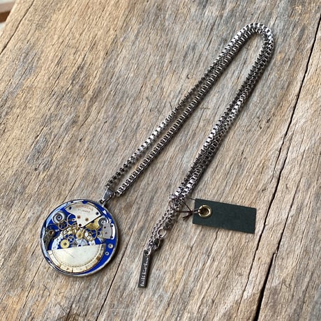 CLOPOA standard large necklace blue【K0905】