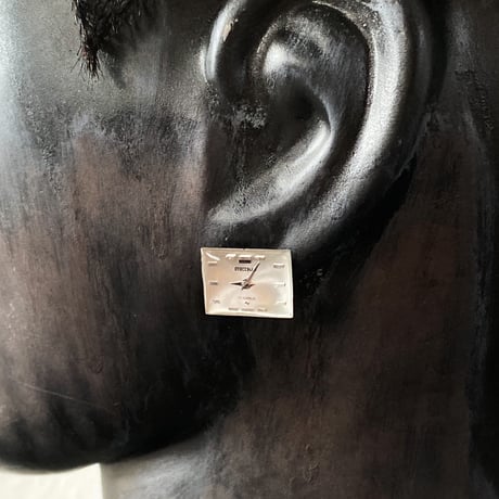 antique dial pierced earrings【K0534】