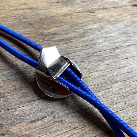 【K0639】 CLOPOA "NINE-FIVE GEARS" looptie necklace blue
