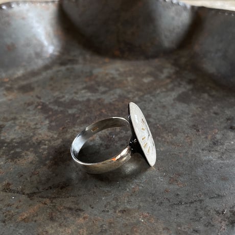 【K0626】 dial ring SV925 13号(ボックス付)