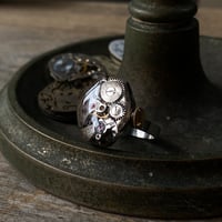【new!!】antique movement ring "WITTNAUER" #14【K1032】