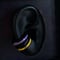 【K0695】CLOPOA BLACK standard 2way earcuff&rings 2本セット