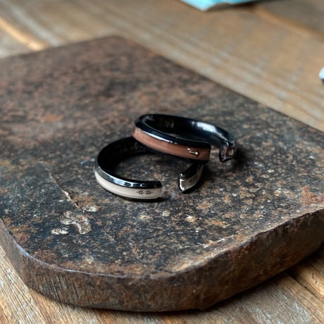 CLOPOA BLACK standard 2way earcuff&rings 2本セット【K0852】