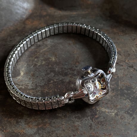 【K0661】antique remake watch bracelet