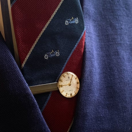【売約】antique dial tiepin "sandoz"【K544】