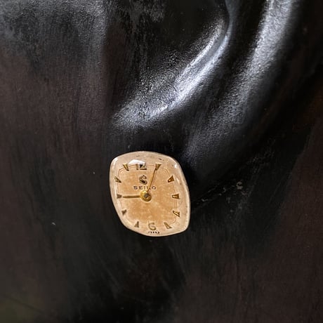 antique dial pierced earrings【K0555】