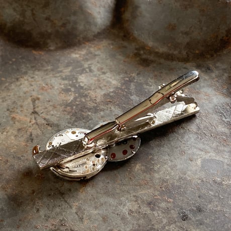【K0696】 antique dial&movement tiepin