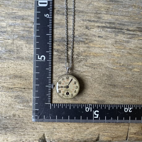 antique dial&movement necklace【K0706】