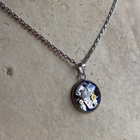 CLOPOA petit necklace blue【K0772】