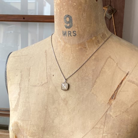 antique dial necklace "BULOVA"【K0831】