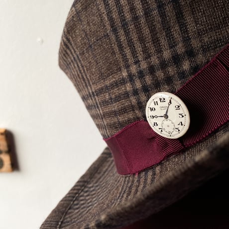 antique dial brooch "ORION"【K0745】