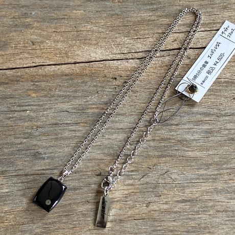 antique tonneau dial necklace "ELGIN" 【K0780】