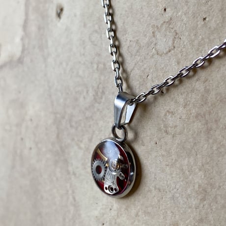 CLOPOA petit necklace red 【K0553】