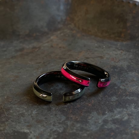 CLOPOA BLACK standard 2way earcuff&rings 2本セット【K0709】