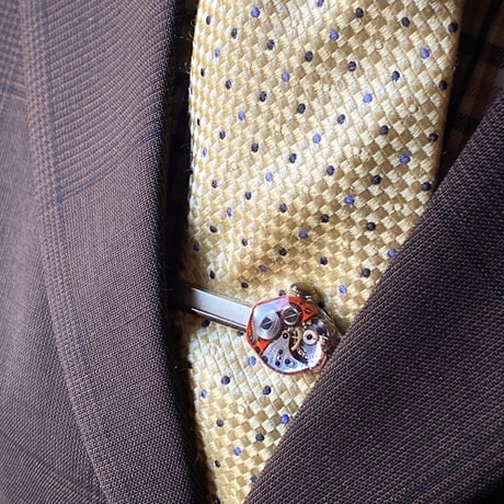 antique movement colors tiepin(ボックス付)【K0786】