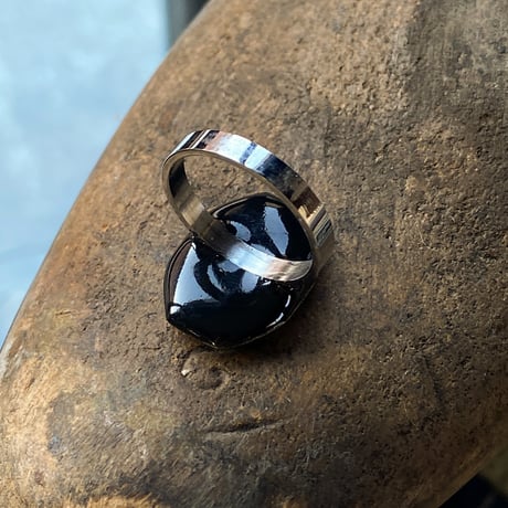 antique octagon dial ring #15【K896】