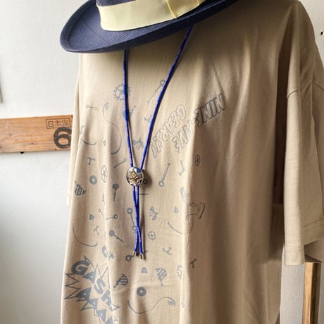 【K0703】 CLOPOA "NINE-FIVE GEARS" looptie necklace blue