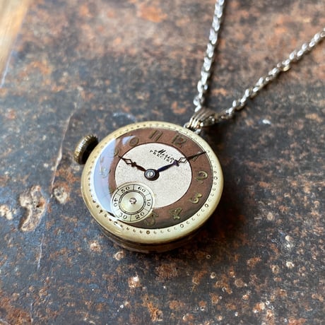 【企画展作品】antique dial&movement necklace【something special/S0009】