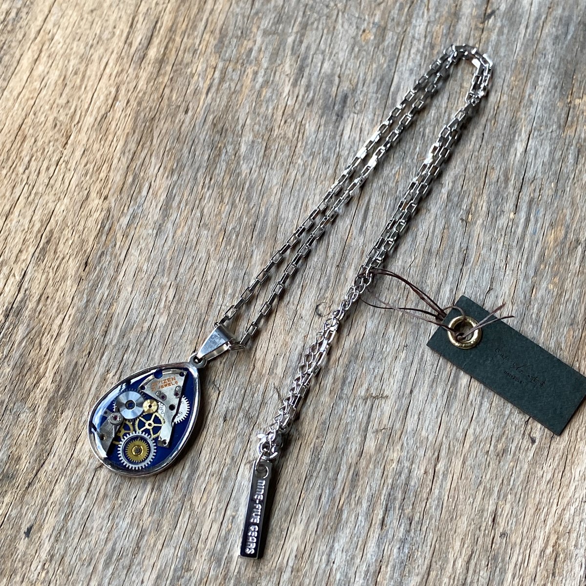 new】CLOPOA teardrop necklace blue 【K0904】 | 9時