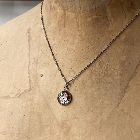 CLOPOA petit necklace red【K0875】