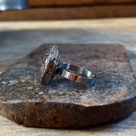 【new!!】antique movement ring "BULOVA" #13【K0988】