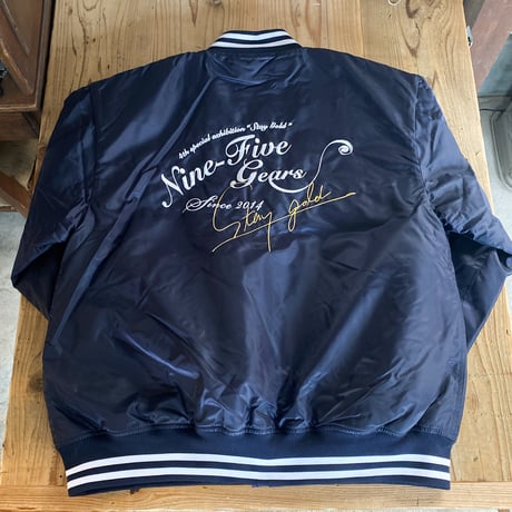 【先行販売】スタジアムジャケット「STAY GOLD」 ネイビー×ホワイト 2種【企画展「STAY GOLD」アパレル】