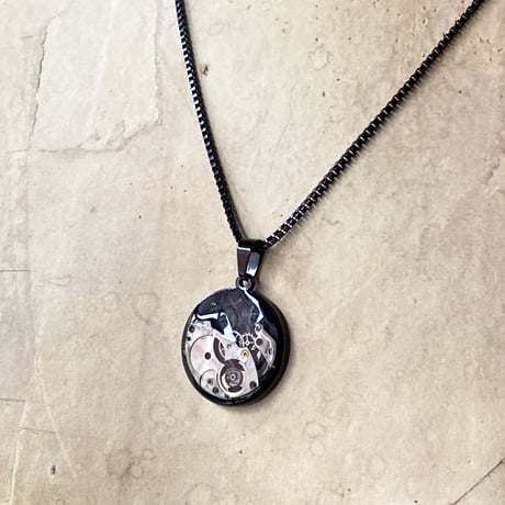 CLOPOA BLACK standard necklace chaos color【K0902】