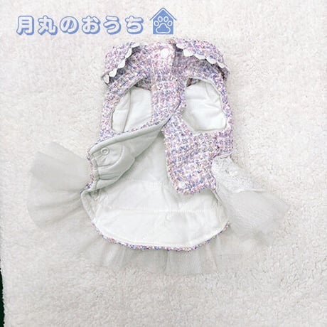 犬 服 可愛い おしゃれ 防寒 ワンピース コート暖かい Mサイズ