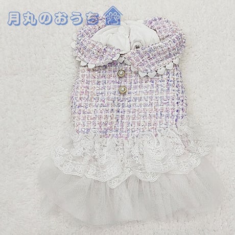 犬 服 可愛い おしゃれ 防寒 ワンピース コート暖かい Mサイズ
