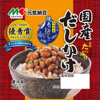 元気納豆　国産だしかけ納豆