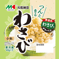 元気納豆　わさび