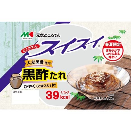 元気ところてん　スイスイ黒酢210g【夏季限定】