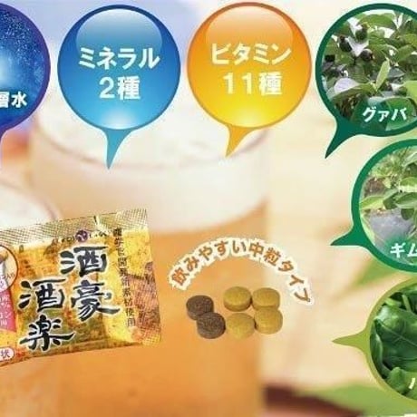 酒豪酒楽ゴールド 100包入り