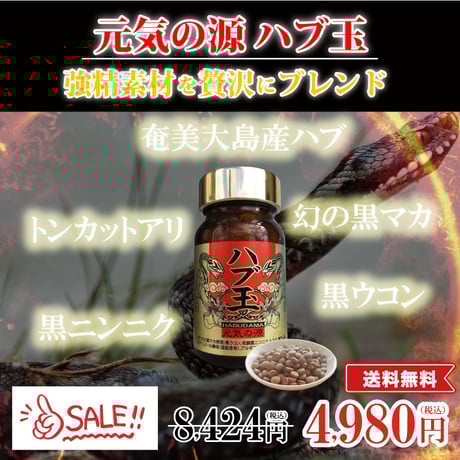 【SALE】元気の源 ハブ玉