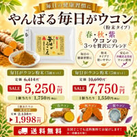 【SALE】やんばる毎日ウコン3種粉末タイプ 100g【単品～20個セット】