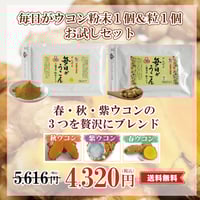やんばる毎日ウコン3種粉末（100g）＆粒（500粒）