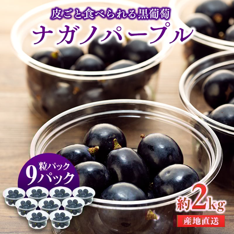 ナガノパープル粒パック中箱 (9パック入,4-5房分) | GRAPPLE TAKADA