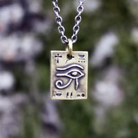 金色ヒエログリフのペンダントトップ