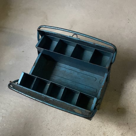 MARVER オールドマーベル ツールボックス 両開き バーハンドル スチール製 工具箱 ヴィンテージツールボックス