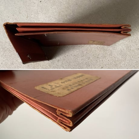SEKISEI セキセイ B-220 紙製書類ケース＋ KOKUYO コクヨ A4 クリップボード(縦型・横型) 3点セット  オールドタイプ ヴィンテージステーショナリー