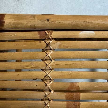 竹台  竹の花台. 置物台 茶道具  作業椅子 スツール  工芸品 民芸品 竹工芸 手仕事  安定感あり  ガタつき無し  完品