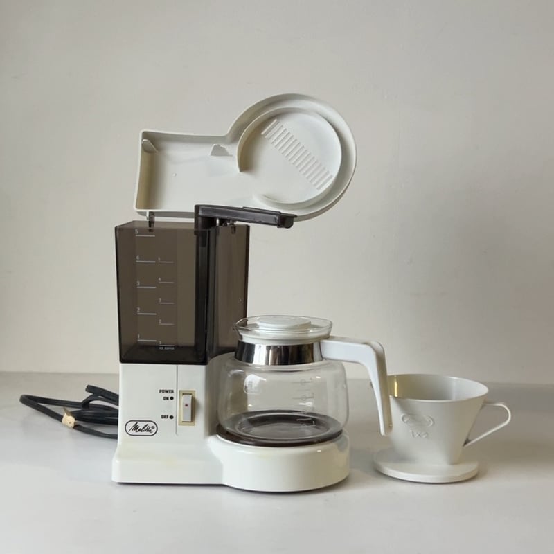 Melitta メリタ コーヒーメーカー MA-490 ホワイト 80s オールドメリタ
