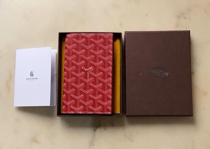 【美品】ゴヤール GOYARD 手帳カバー アジェンダ ボルドー 赤 original