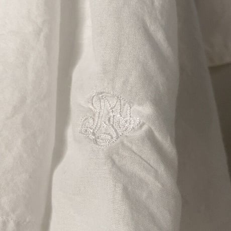 maison de soil メゾンドソイル コットン チュニック ドロップショルダー ホワイト size 1