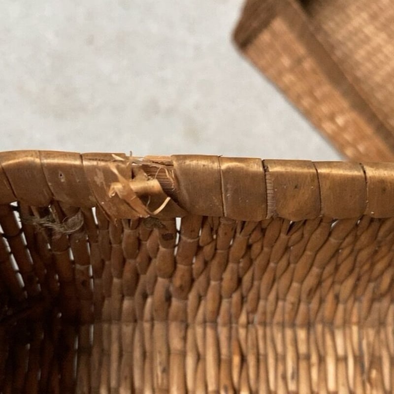 小さな柳行李 28cm 古い文庫行李 飯行李 平箱 小箱 ヴィンテージ 小さな柳行李 28cm 古い文庫行李 飯行李 平箱 小箱 ヴィンテージ