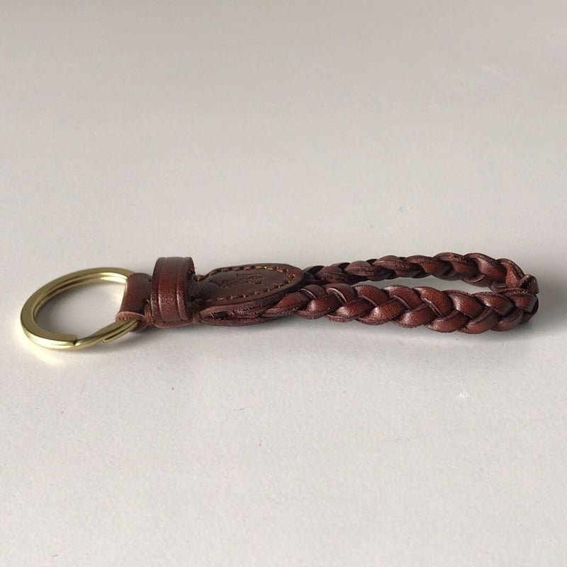 POLO Ralph Lauren ポロ ラルフローレン レザー編み キーリング